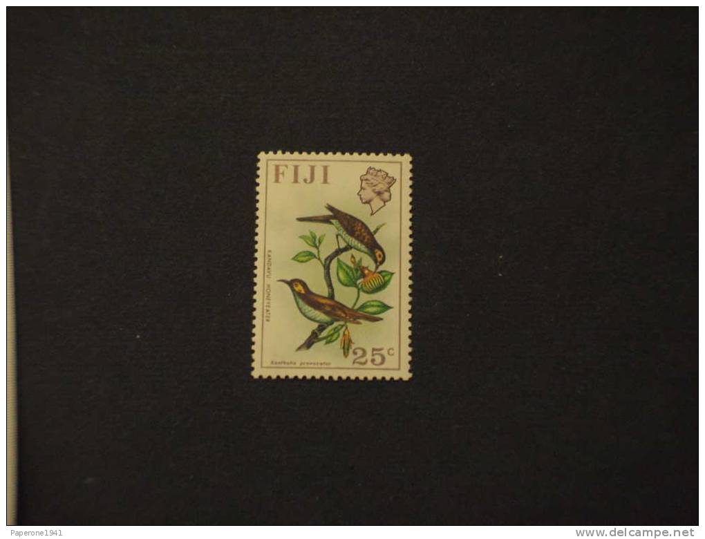 FIJI - 1970/2 PITTORICA/UCCELLO 25c.  - NUOVO(++) - Fidji (1970-...)