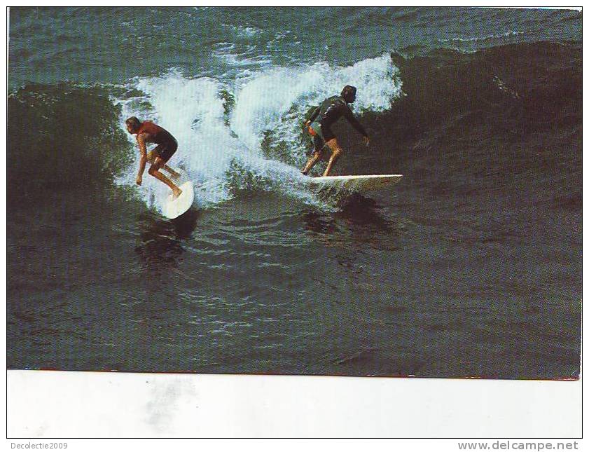 Zs3929 Surfing In Waikiki In Southern California  Used Perfect Shape - Water-skiing