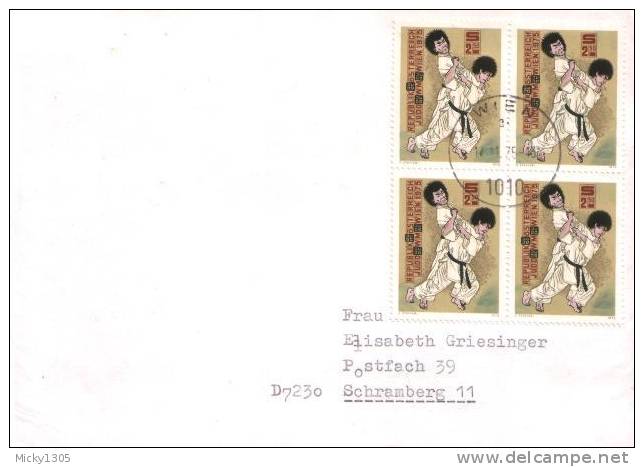 Österreich / Austria - Umschlag Echt Gelaufen / Cover Used (y090) - Briefe U. Dokumente