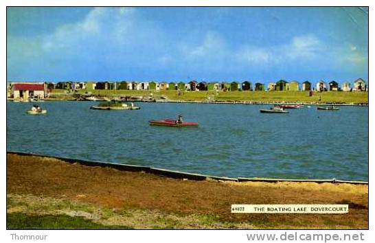 DOVERCOURT  - THE BOATING LAKE    - 1965 -  SM BELLE CARTE  PHOTO  ANIMEE  - - Sonstige & Ohne Zuordnung