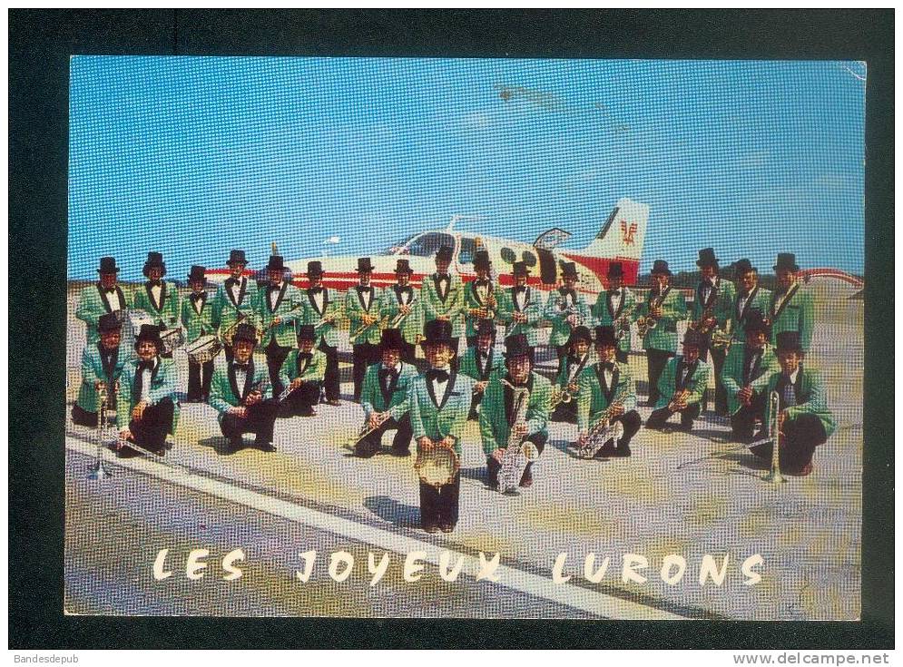 CPSM - Bessines Sur Gartempe (87) - Groupe Musical Les Joyeux Lurons ( Posant Devant Avion CAP THEOJAC) - Bessines Sur Gartempe