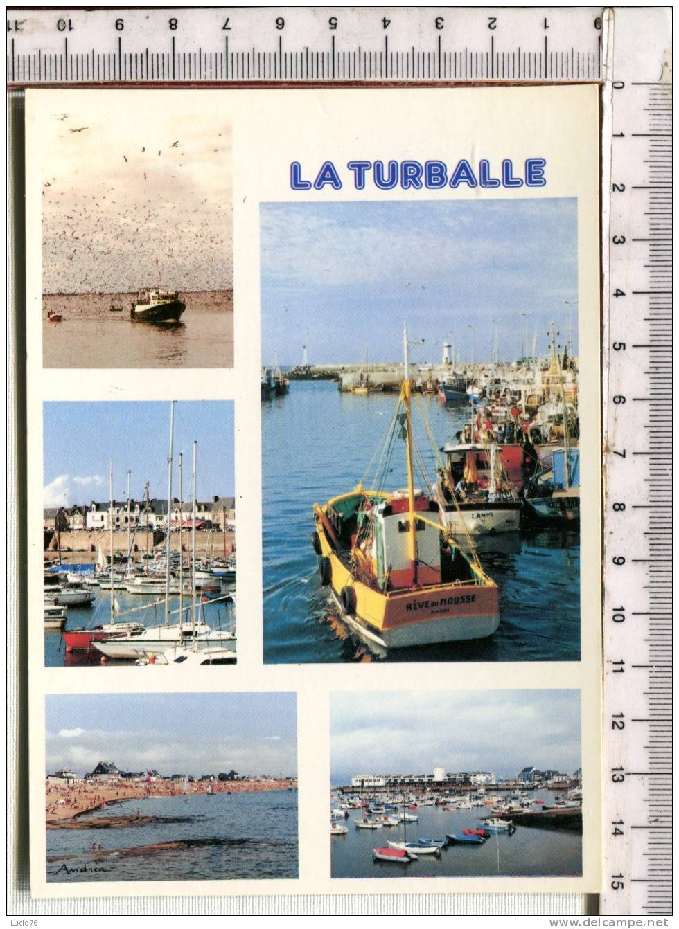 LA TURBALLE - 5 Vues : Chalutiers Au Port, Retour De Pêche, Le Port De Plaisance, La Plage - Haute-Goulaine