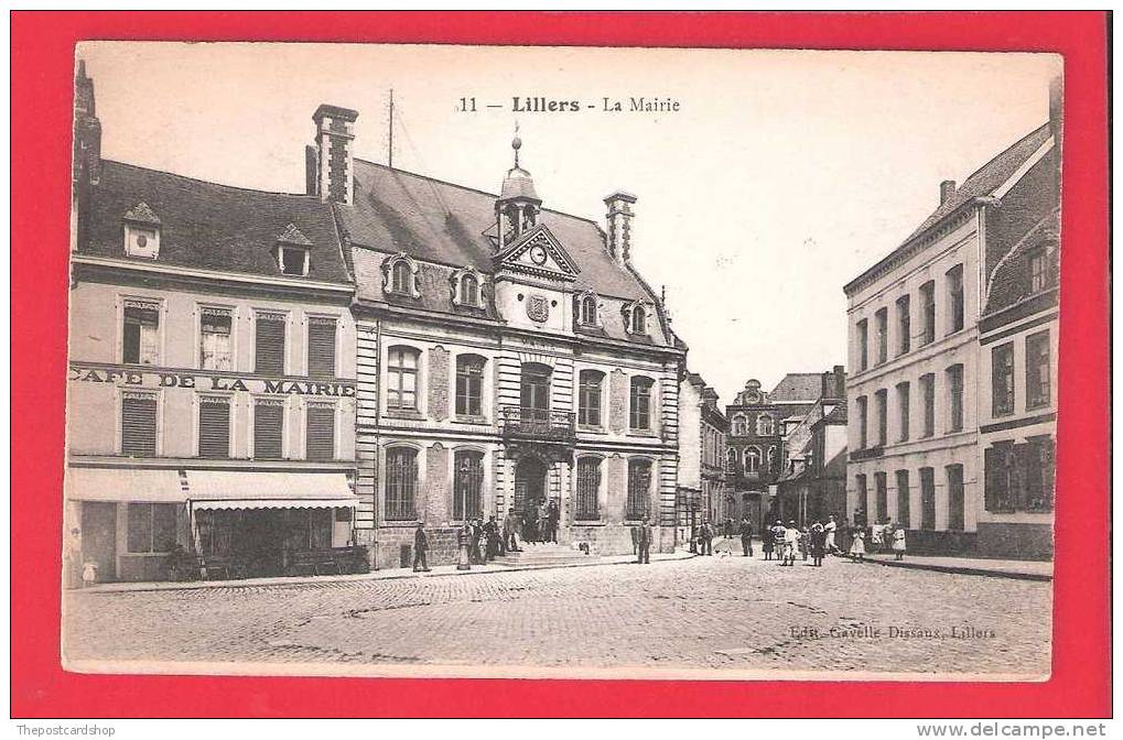 CPA 62 No11 LILLERS LA MAIRIE TOWN HALL MORE FRANCE LISTED - Lillers