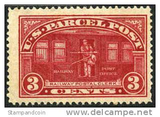 US Q3 Mint Hinged 3c Parcel Post Of 1913 - Paketmarken