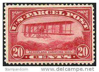 US Q8 Mint Hinged 20c Parcel Post Of 1913 - Paketmarken