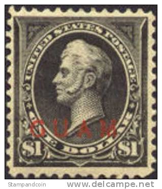 US Guam #12 XF Mint Hinged Overprint From 1899 - Guam