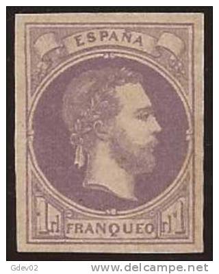 ES158-L720TC.CORREO CARLISTA.España Spain Espagne CARLOS VII .1874.(Ed 158*) Con Levisima Charnela.MAGNIFICO - Carlisti