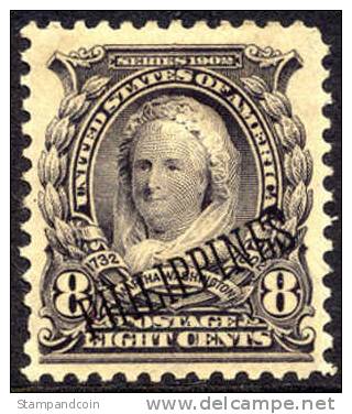 US Philippines #232 XF Mint Hinged $1 Overprint From 1899-1901 - Filippijnen