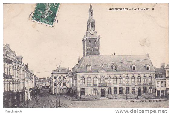 59 NORD ARMENTIERES HOTEL DE VILLE 3 - Armentieres