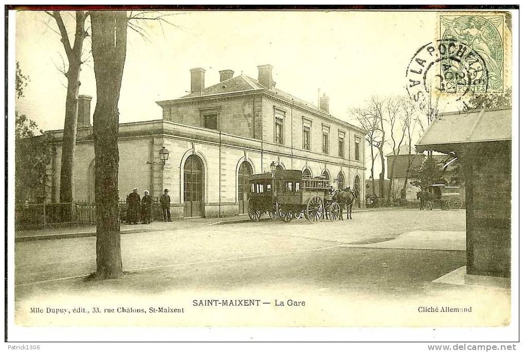 CPA  ST MAIXENT, La Gare   1457 - Saint Maixent L'Ecole