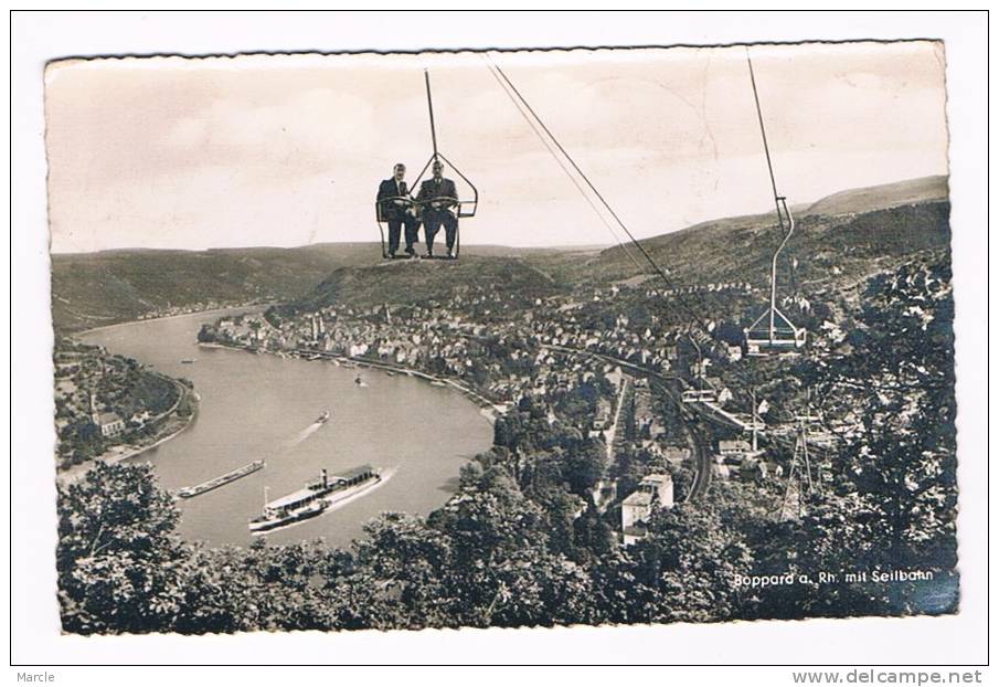 Boppard Am Rhein Mit Seilbahn 1955 - Boppard