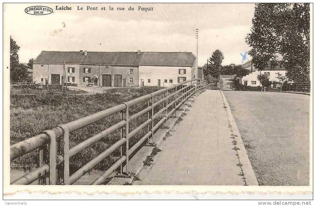 CPSM  LE PONTET LA RUE DE PAQUIT LAICHE BELGIQUE - Florenville