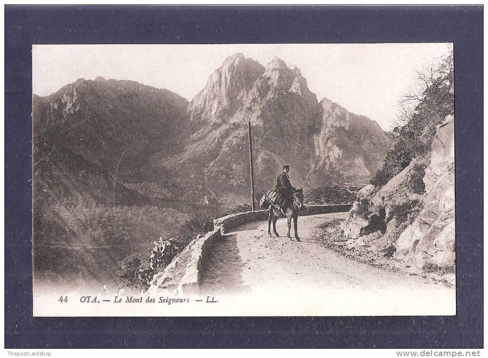 CPA 20 CORSE OTA LE MONT DES SEIGNEURS  HOMME A CHEVAL - No.44 LL LOUIS LEVY CORSICA - Autres & Non Classés