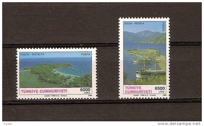 Turquie Turkije 1994 Yvertn° 2767-68 *** MNH   Paysages - Neufs