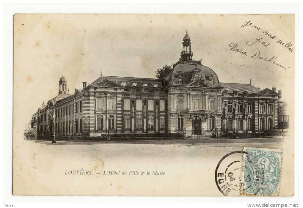 LOUVIERS. - L'Hôtel De Ville Et Le Musée - Louviers