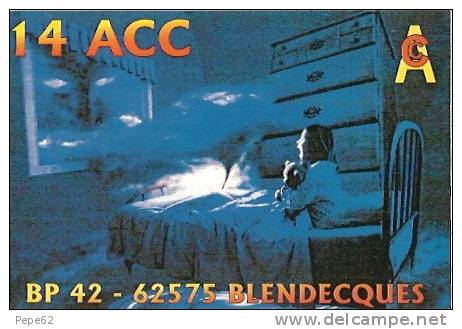 Carte De QSL -14 Acc-blendecques-cpm -62 France- - - CB-Funk