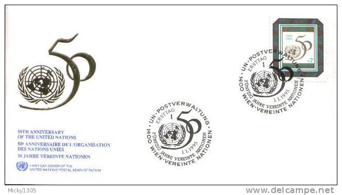 UNO Wien - FDC  (y132) - FDC