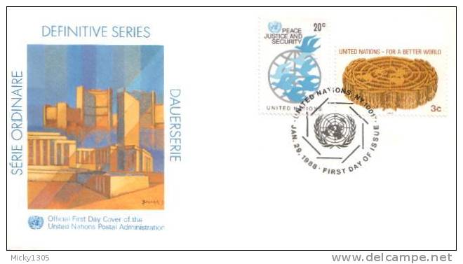 UNO New York - FDC (y137) - FDC