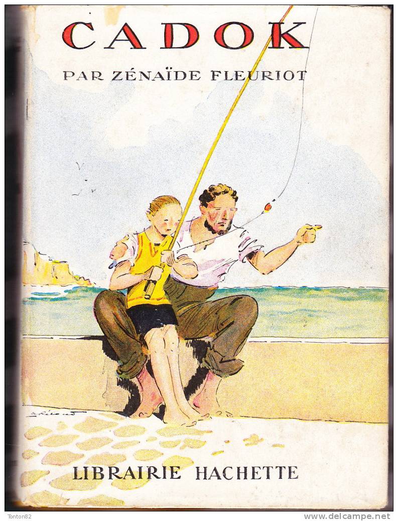 Hachette / Bibliothèque Verte - Cadok - Zénaïde Fleuriot - ( 1950 ) . - Hachette