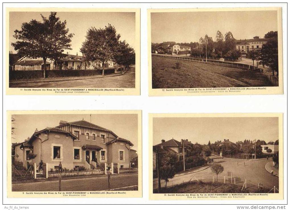 25 CARTES SOCIETE ANONYME DES MINES DE FER DE SAINT-PIERREMONT A MANCIEULLES - Other & Unclassified