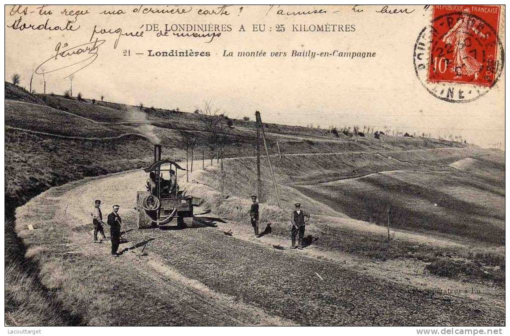 Londinieres - La Montée Vers Baily-en-Campagne - Londinières