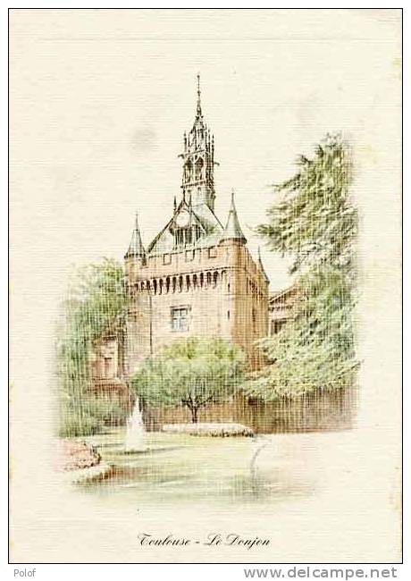 Gravure - Toulouse - Le Donjon       (VP 138) - Lithographies