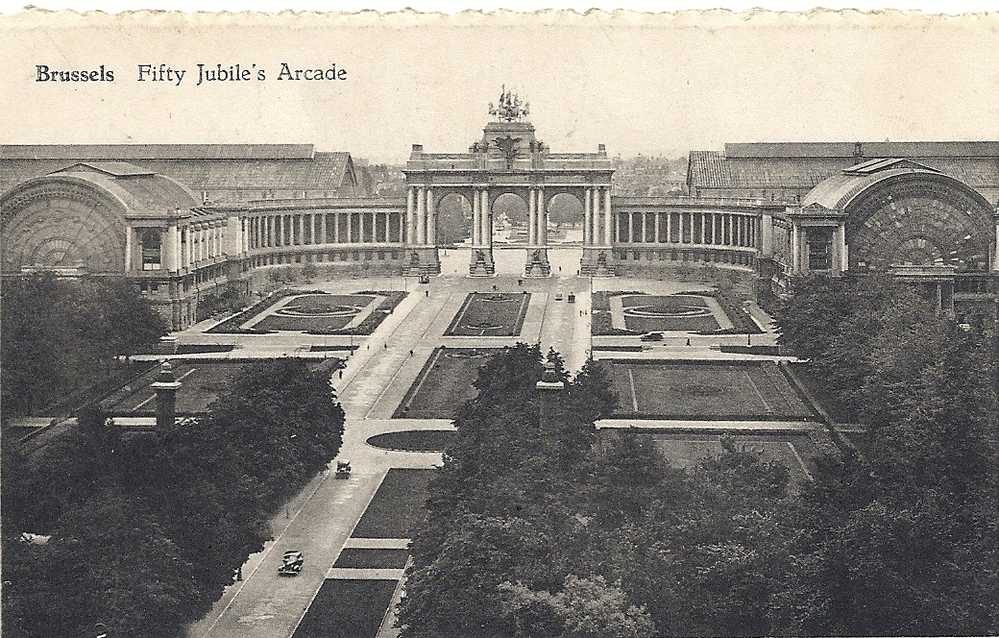 BELGIQUE BRUXELLES  BRUSSEL  Arcades Et Musées Du Cinquantenaire   (2scans)  1521 - Musées