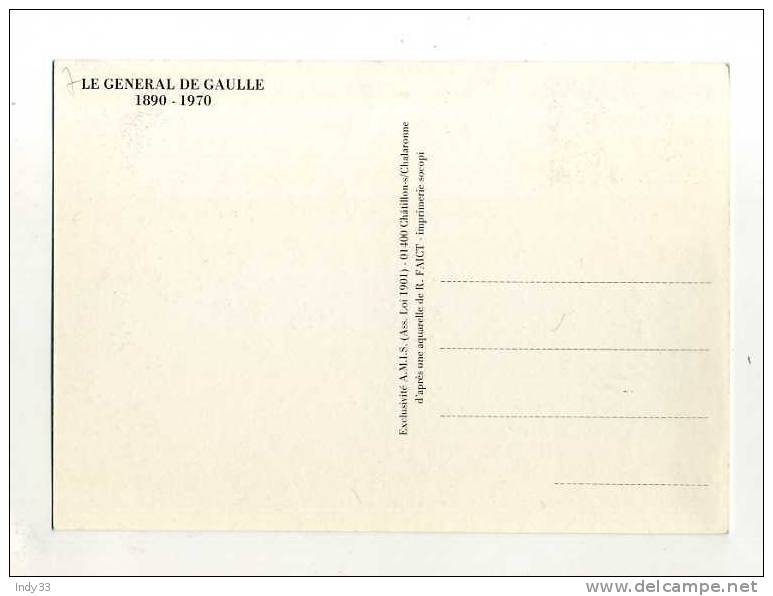 - FDC GENERAL DE GAULLE . CACHET LILLE 18/6/80 - De Gaulle (General)