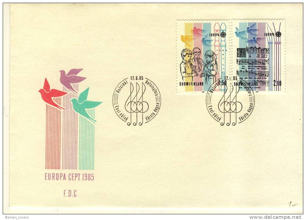 FINLAND FDC MICHEL 968/69 EUROPA 1985 - 1985