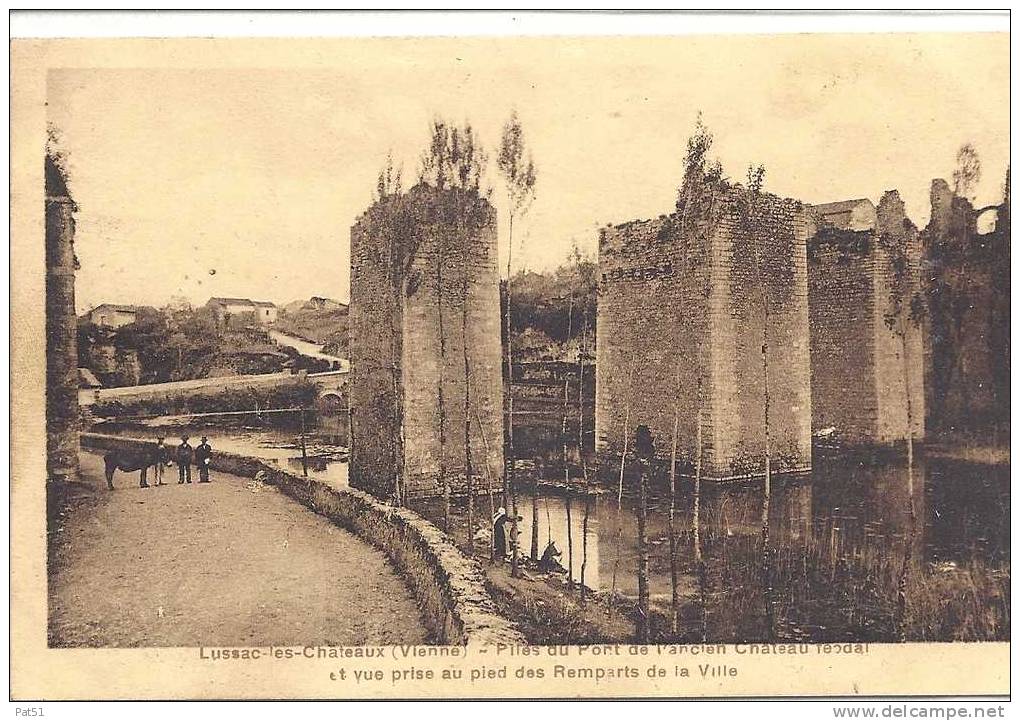 86 - Lussac Les Châteaux : Piles Du Port.... - Lussac Les Chateaux