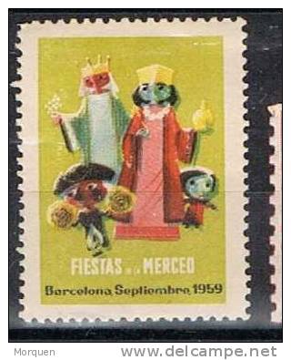 Viñeta Fiestas De La Merced. Barcelona 1959 - Errors & Oddities