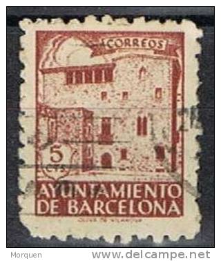 Barcelona Sello Recargo Ayuntamiento. VARIEDAD Num 45 º - Barcelona