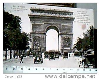 PARIS PARIGI AUTO CAR VOITURES VB1910 CU1784 - Transport Urbain En Surface