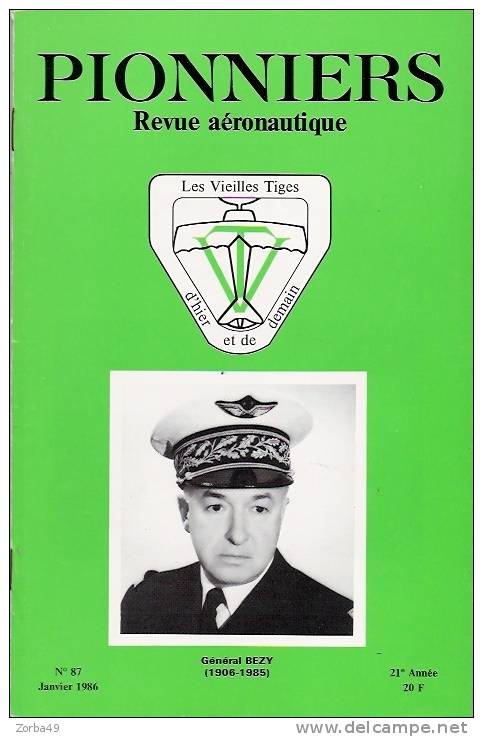 REVUE PIONNIERS 1986 L'aéronautique Dans Les Années 50  La SPAD 3 CIGOGNES DE GUYNEMER - Aviation