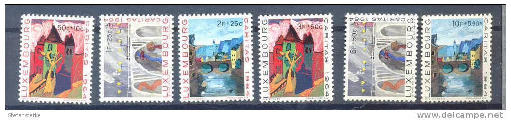 Luxembourg Yvert Nr :  654 - 659 **  (zie Scan)  MNH - Nuevos