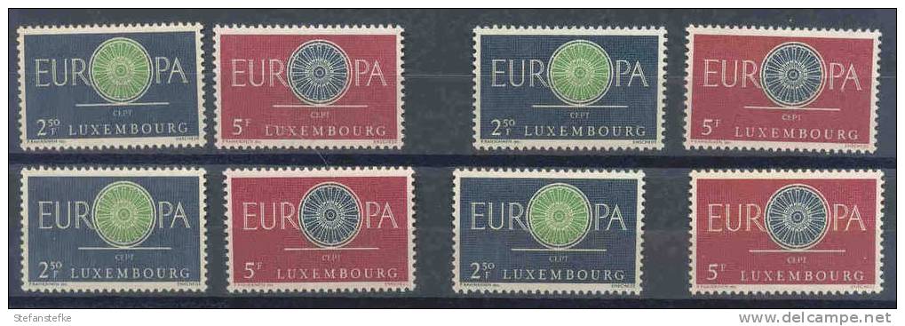 Luxembourg Yvert Nr :  587 - 588 **  (zie Scan)  MNH - Ongebruikt