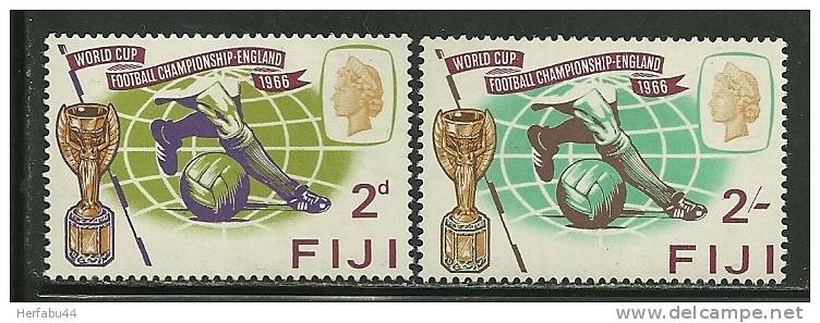 Fiji    World Cup Soccer   Set   SC# 219-20   Mint - Fidji (1970-...)