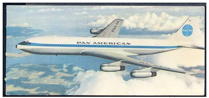 K053  BOEING INTERCONTINENTAL JET CLIPPERS PAN-AM ( CM 8X17 ) - 1946-....: Ere Moderne