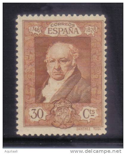 SPAGNA - 1930 GOYA 30 C BRUNO NUOVO TL * - Usados