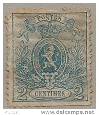 BELGIQUE 1866 Cob #24 Charnière - 1866-1867 Petit Lion