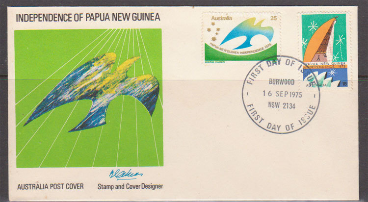 Australia  1975   "PNG Independence"      FDC - FDC