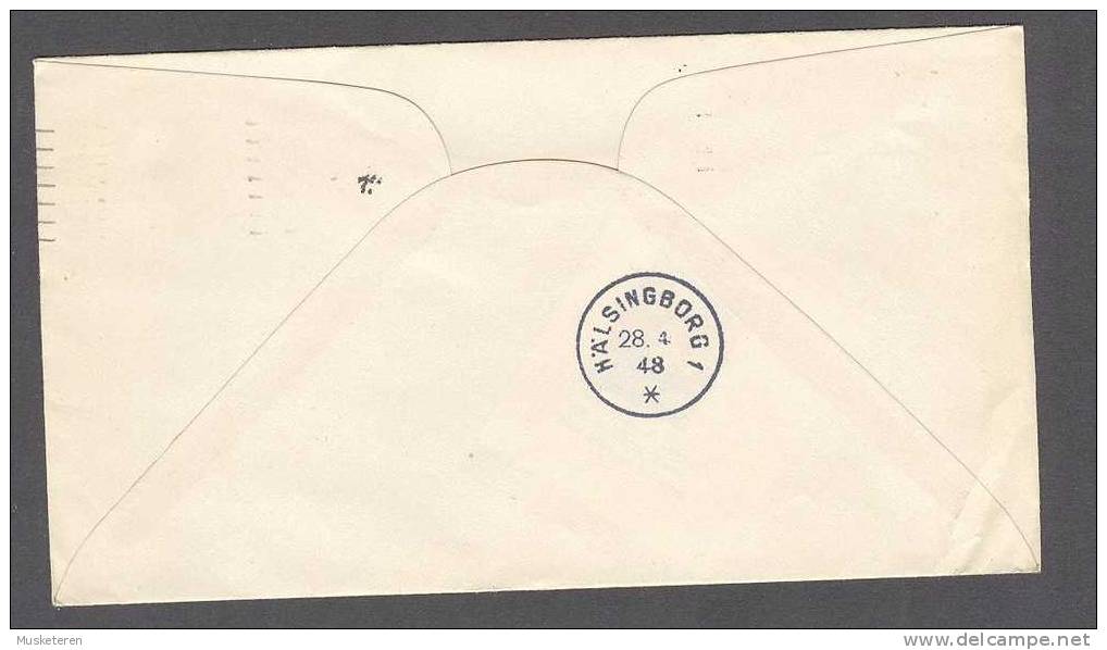 United States Readressed Postal Stationery Ganzsache WALTER F. WEBB Saint Petersburg 1948 To Helsingborg Sweden - 1941-60