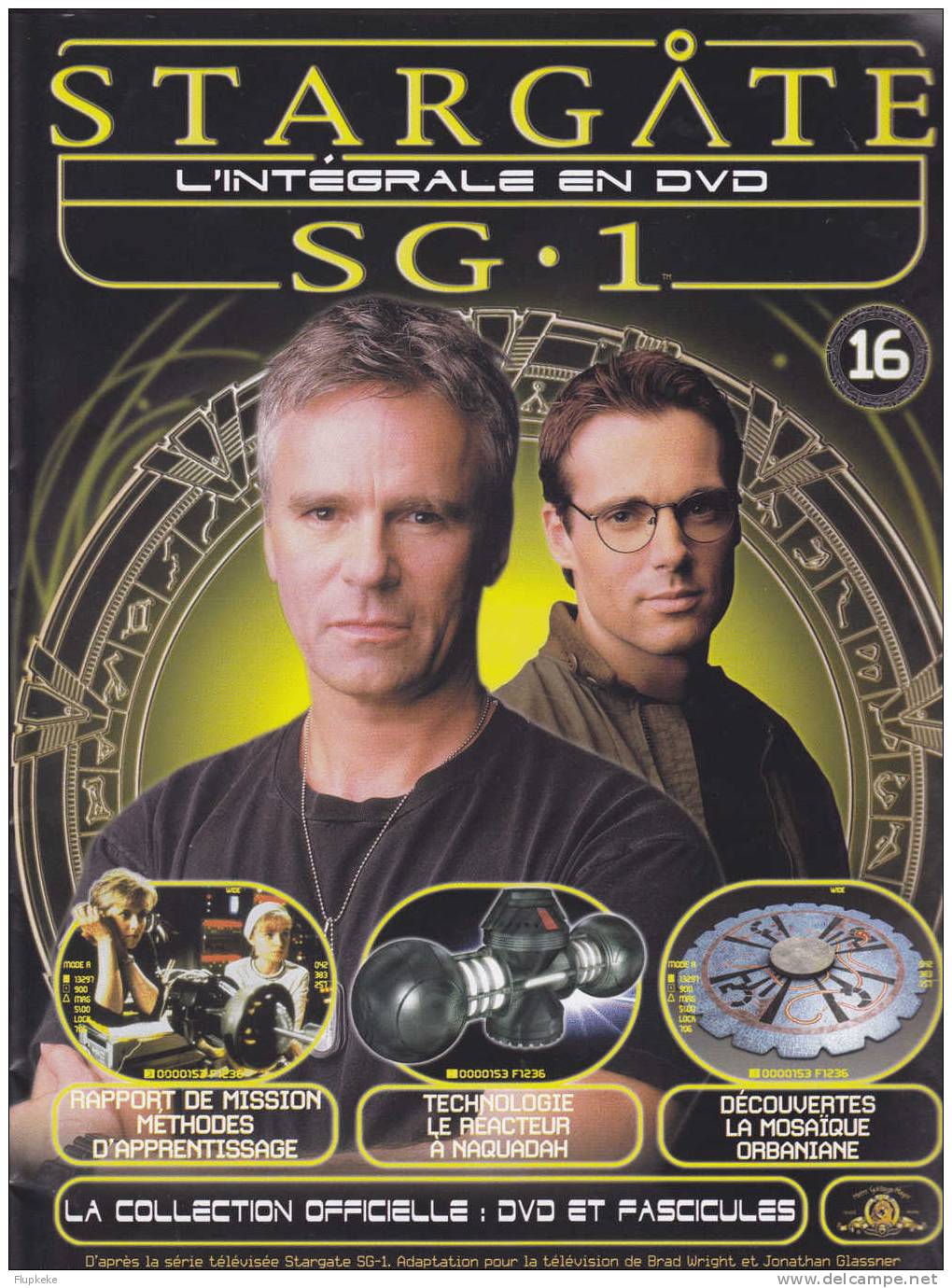 Stargate SG-1  La Collection Officielle 16 Richard Dean Anderson - Televisión