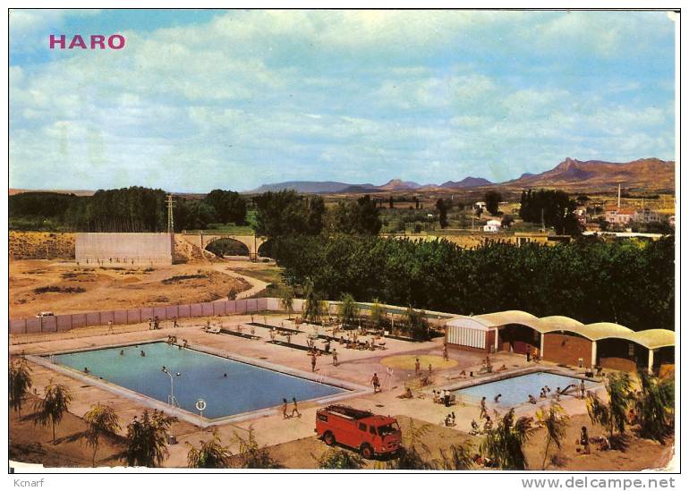 CP De HARO ( Logroño ) " Piscinas Municipales " . - La Rioja (Logrono)