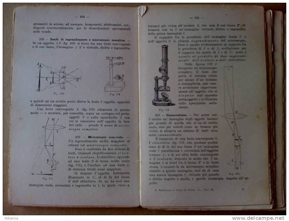 PC/39 CORSO DI FISICA Vol. II Battelli Zanichelli 1926 Chimica - Mathematik Und Physik