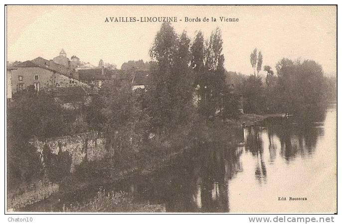 AVAILLES-LIMOUZINE - Bords De La Vienne (Bon état) - Availles Limouzine