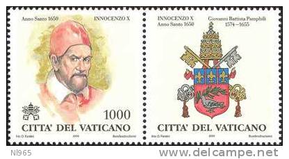 STATO CITTA' DEL VATICANO - VATIKAN STATE - GIOVANNI PAOLO II - ANNO 1999 - I PAPI   - NUOVI MNH ** - Ongebruikt