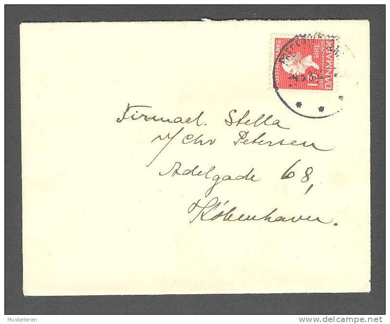 Denmark FREDERIKSVÆRK 1935 Cover To København Hans Christian Andersen - Lettres & Documents