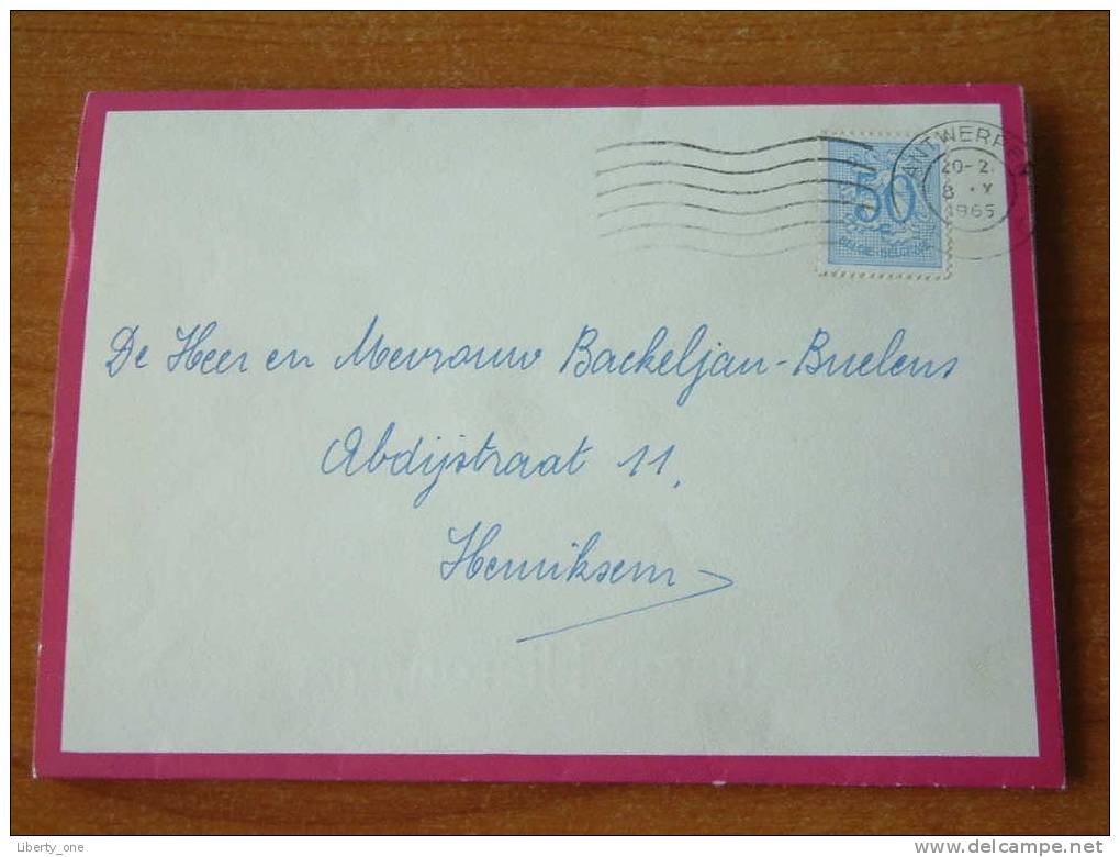 Zuster HIERONYMA ( Alida Backeljau ) 7 Oktober 1965 ( Doodsbrief - Details Zie Foto ) !! - Other & Unclassified