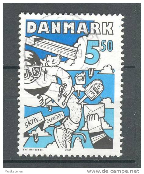 Denmark 2008 Mi. 1501 Europa CEPT Write Letters - Oblitérés